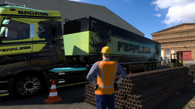 FEARLESS BADASS Skin Pack – Renault T & Trailer (Adjustable Colors)