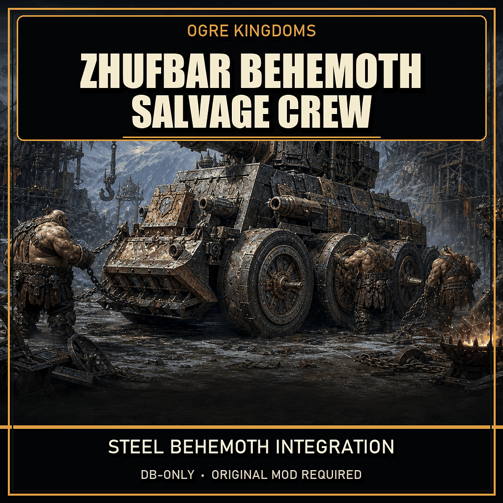 Zhufbar Behemoth Salvage Crew for Ogre Kingdoms