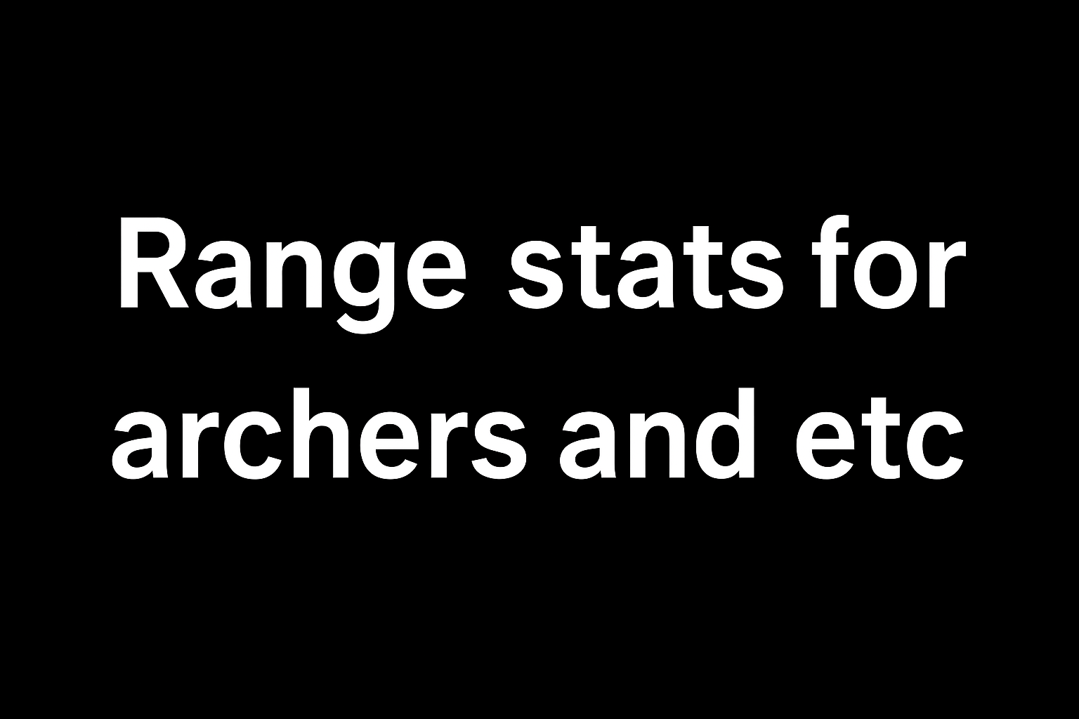 For MK1212 | Changed Range stats order