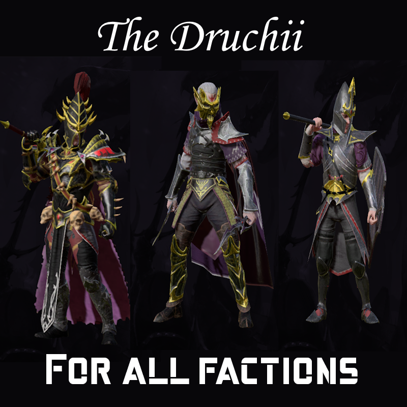 All factions submod for The Druchii - Dark Elf Character Armory
