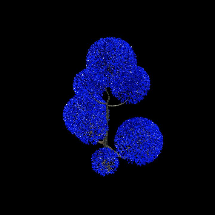 Fantasy Tree Blue