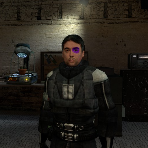 Barney but fucked after Black Mesa Blue Shift