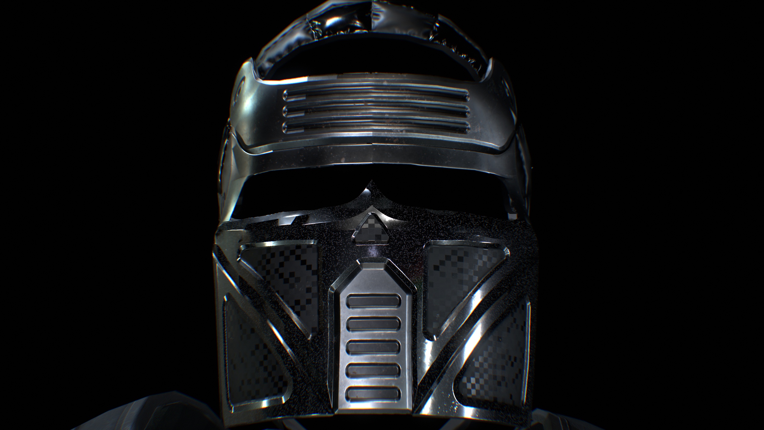 Black OPS Metal Facemask