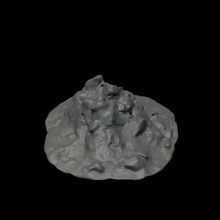 Rock or coal pile - colourable stl 2