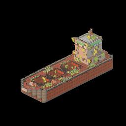 Cargo Ship fully detailed interior