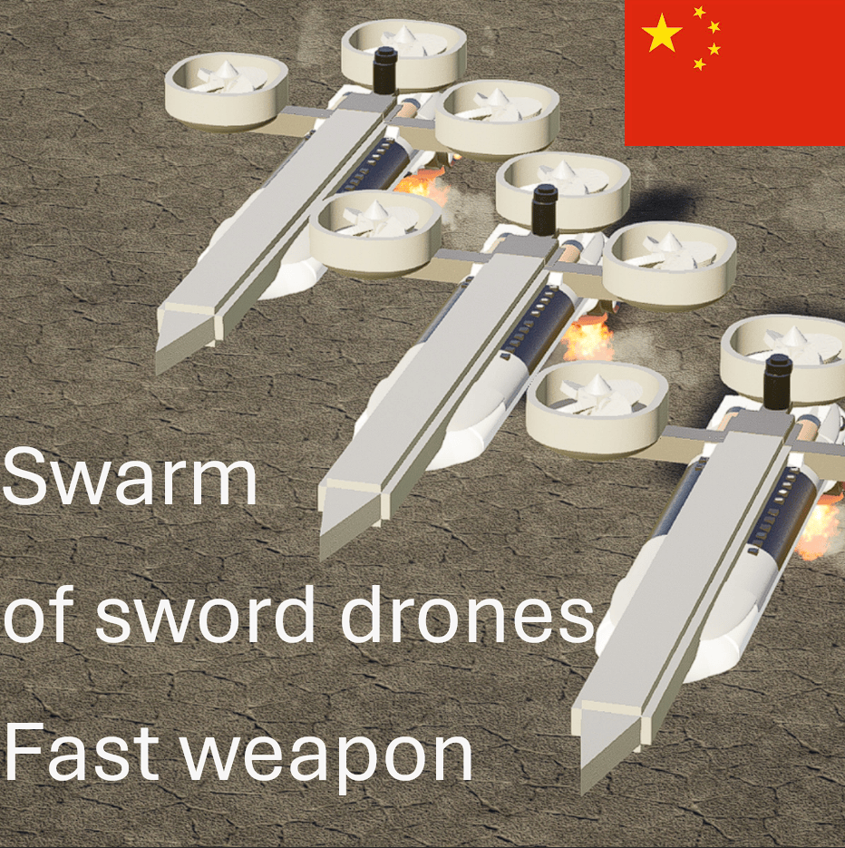 Sword drones prototype
