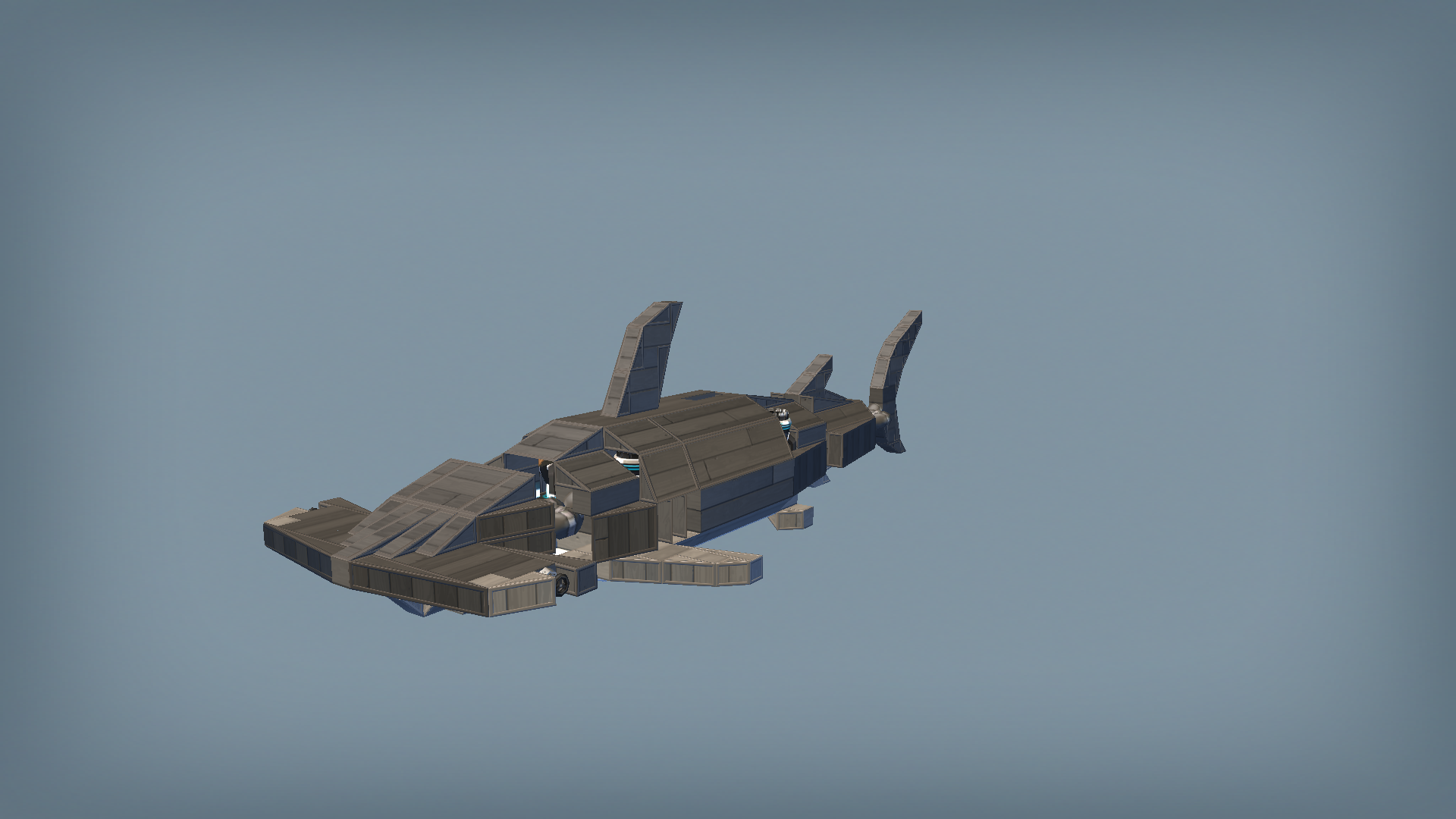 Robotic Great Hammerhead Shark