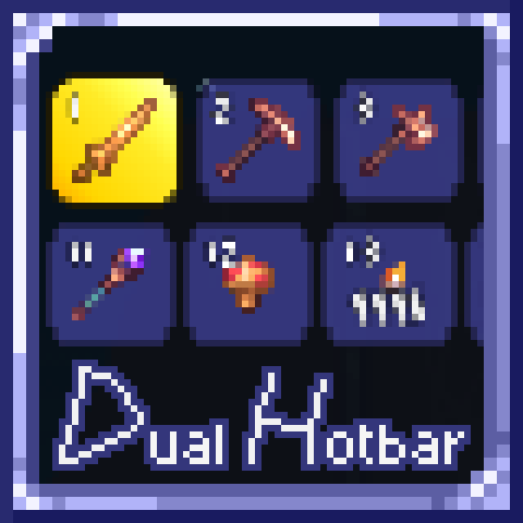 Dual Hotbar – Terraria Mod