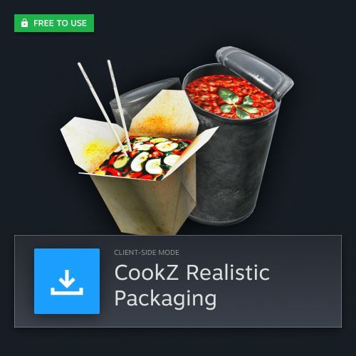 CookZ Realistic Packaging