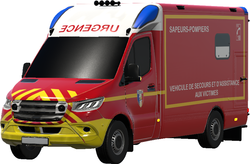 Sapeurs-Pompiers Ambulance URGENCE V1 Generic France
