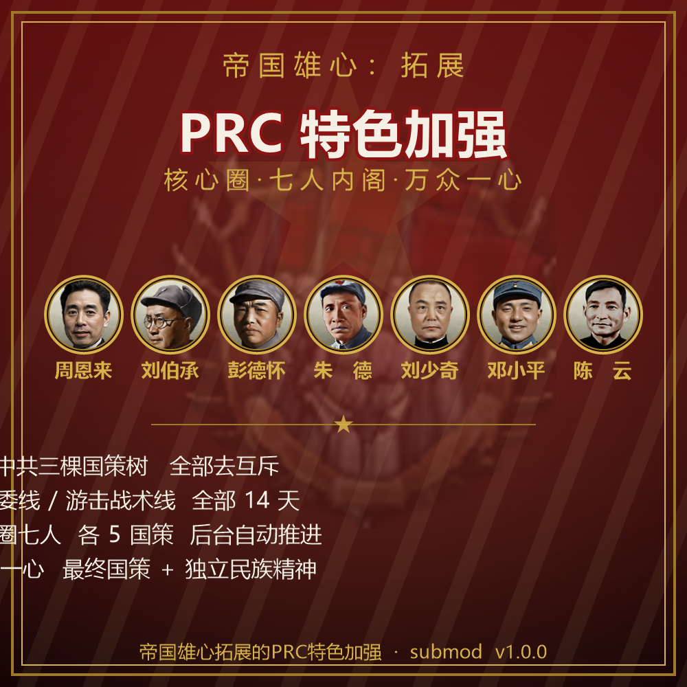 帝国雄心拓展的PRC特色加强