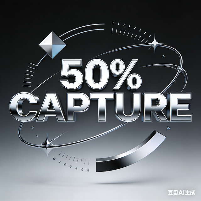 50%Capture