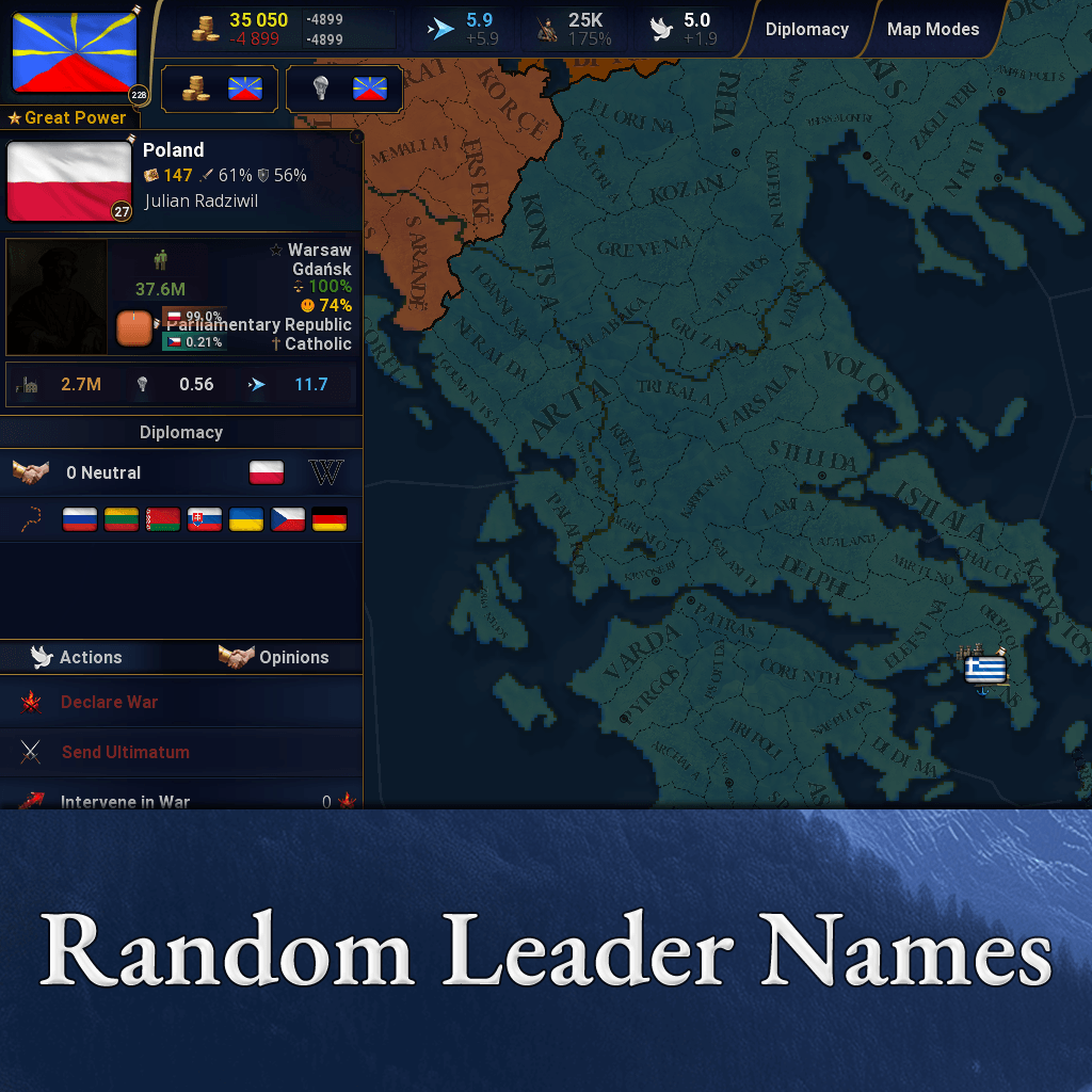 Random Leader Names
