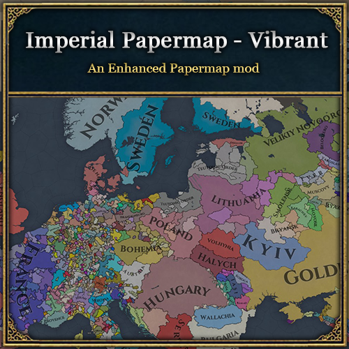 Imperial Papermap - Vibrant