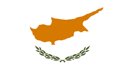 The flag of Cyprus