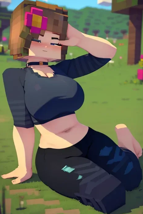 R-18 Jenny Belle's (Minecraft) animated Glow Tablet Medkit 2
