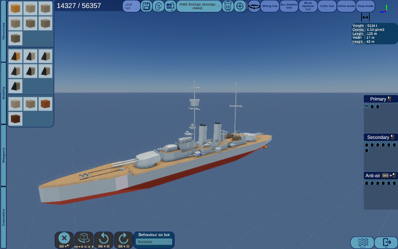 HMS Sverige (sverige class)