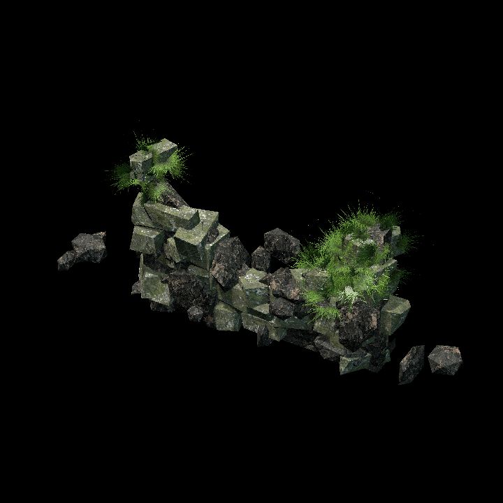 Jungle Ruins - Wall 6 A