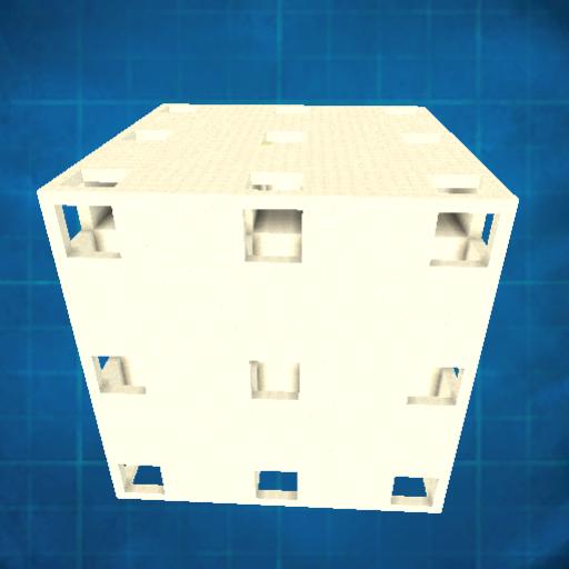 Square White Pegs