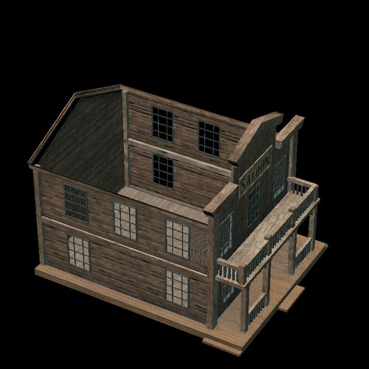 Saloon unroofed
