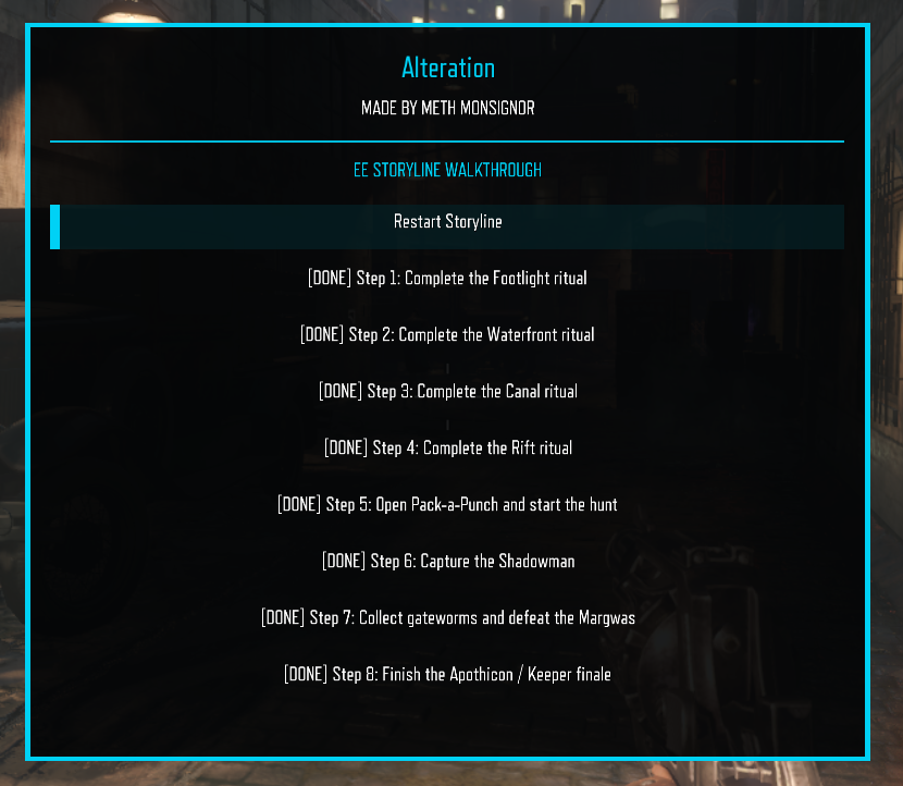 Alteration v2.3 Zombies Mod Menu UPDATED preview