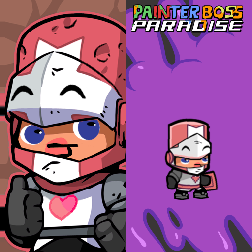 Open-Faced Pink Knight (Femme)