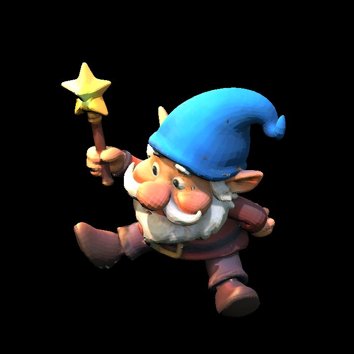 Gnome with magic wand