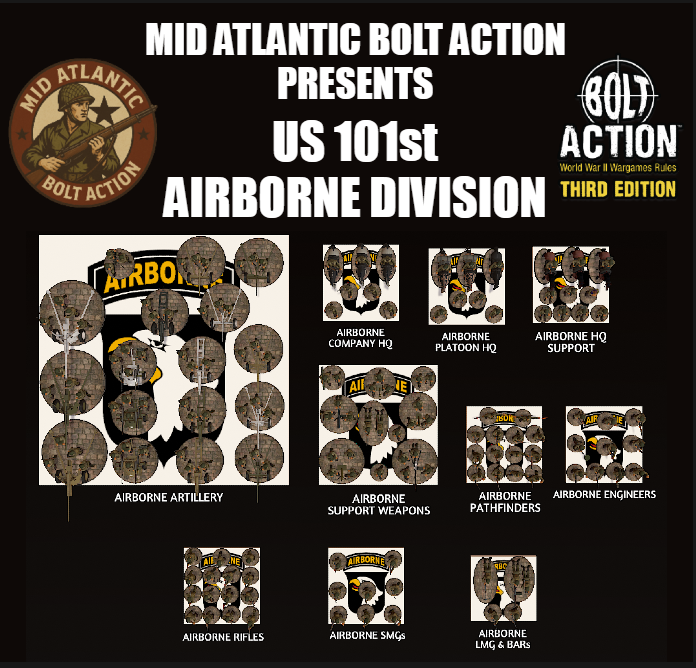 Mid Atlantic Bolt Action US 101st Airborne Division
