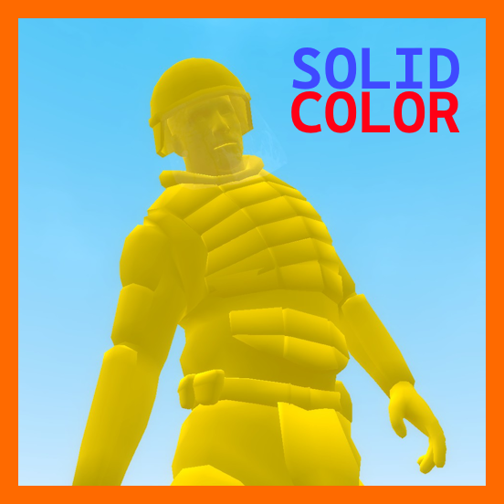 Solid Color - Colorize Players, NPCs, Bots and Weapons