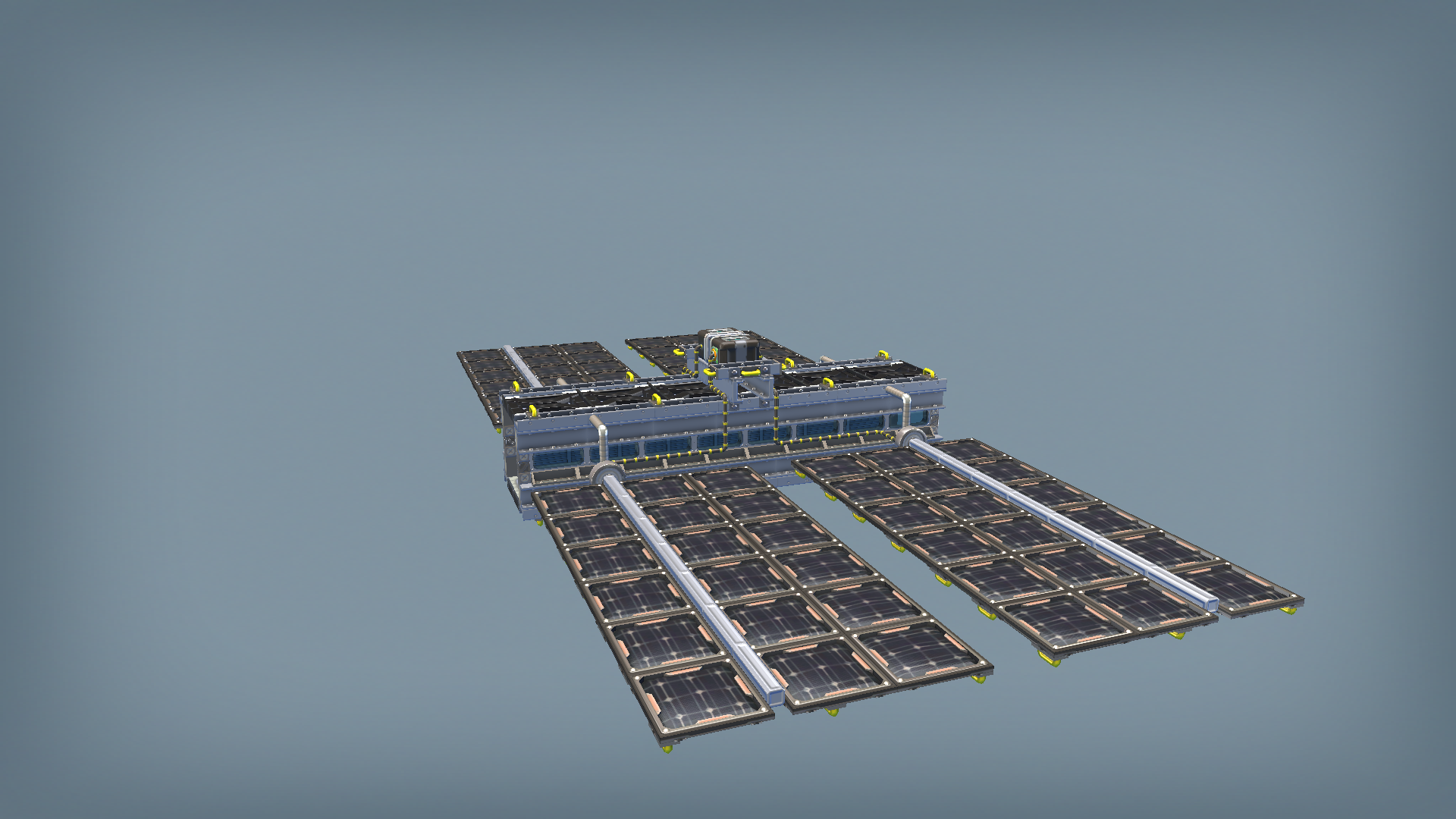 space station solar panel beamwalk