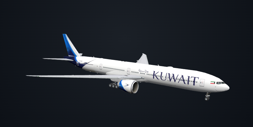 Kuwait Airways 777-300ER Livery