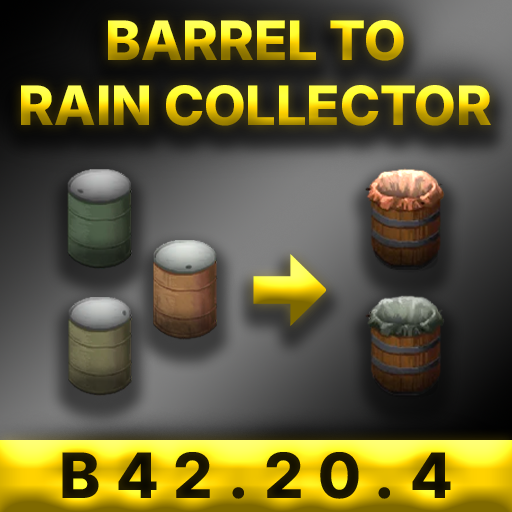 Metal Barrel Rain Collector – Project Zomboid Mod