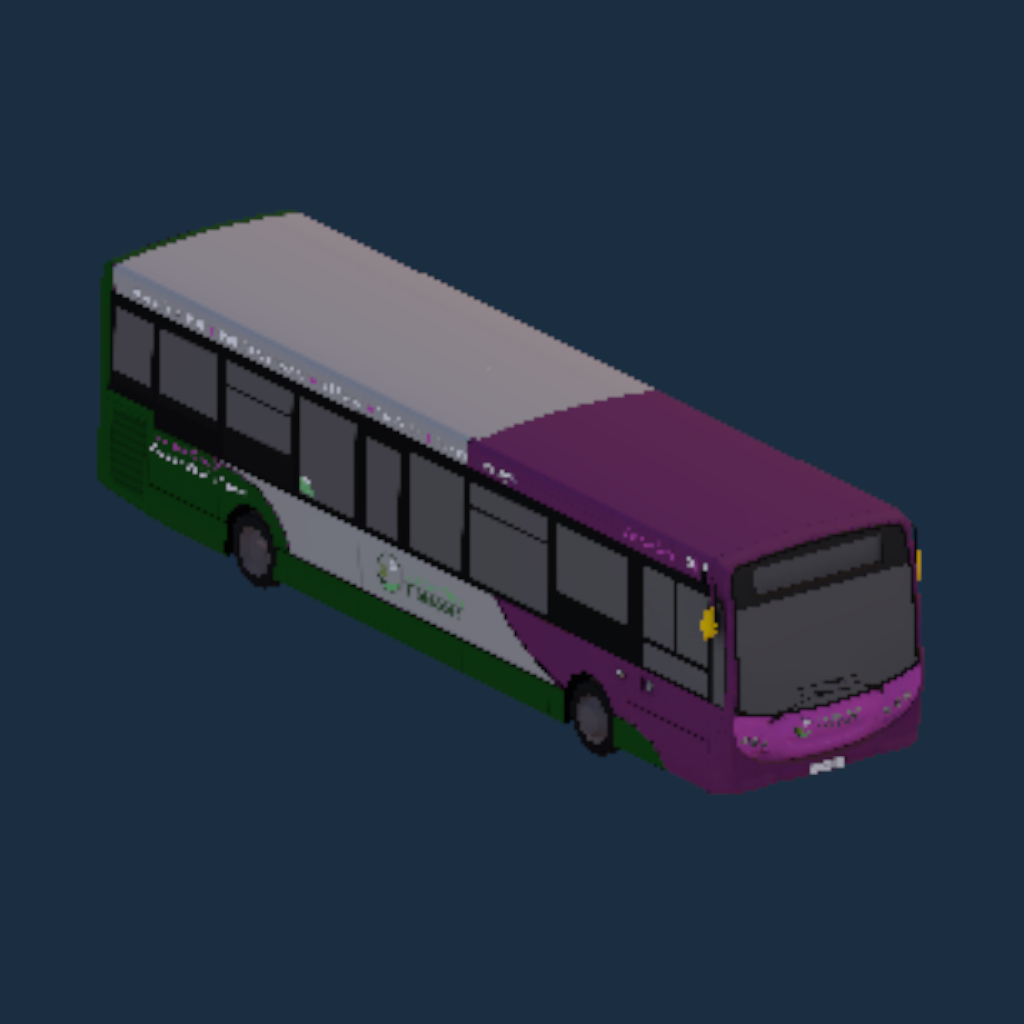 ADL Enviro200 10.9m FL Durham Vale Transport R10 11 Purple Line
