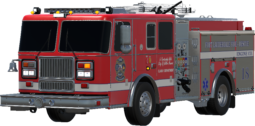 Fort Lauderdale Fire Engine Unit 18 preview