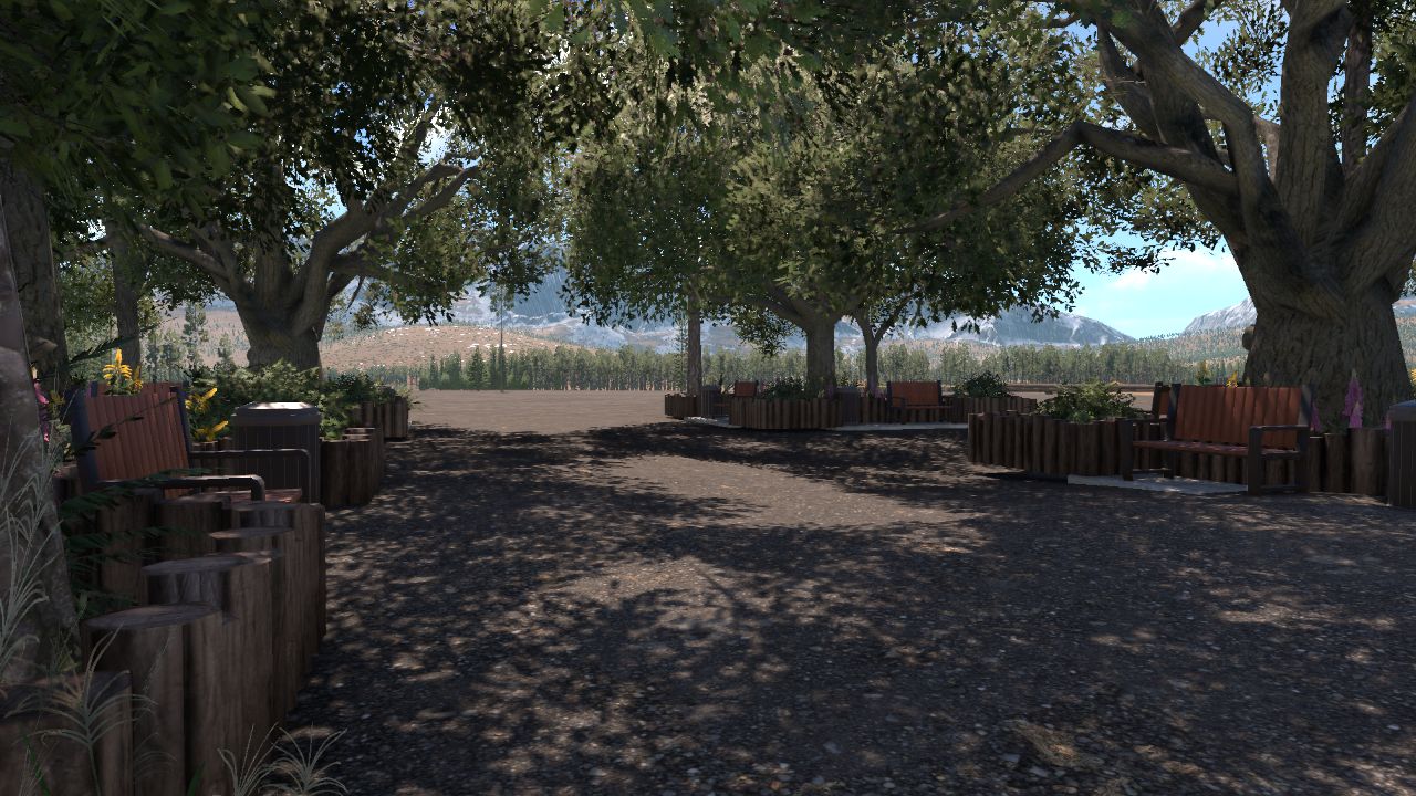 Four Way Garden Path