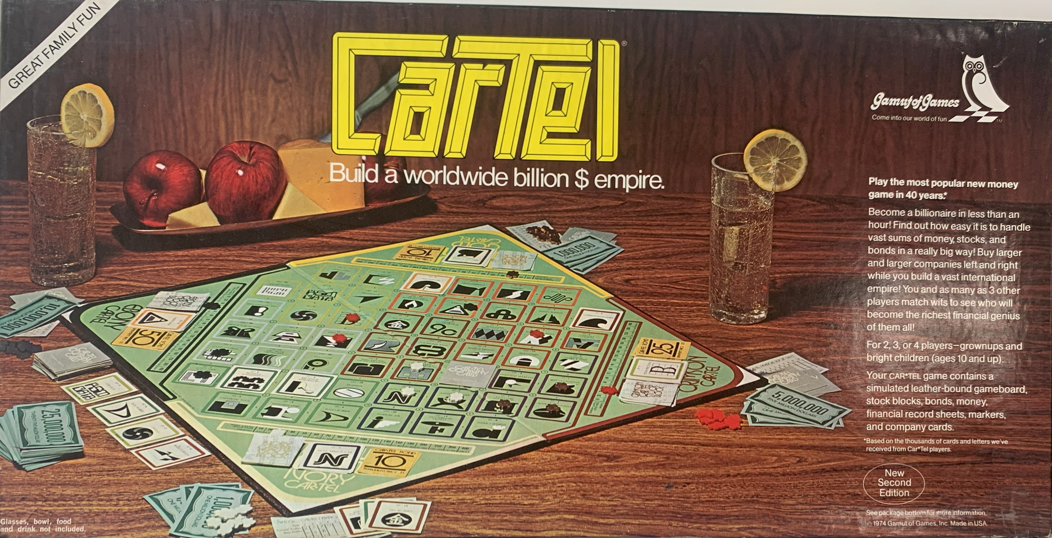 Cartel (1973, Gamut of Games)