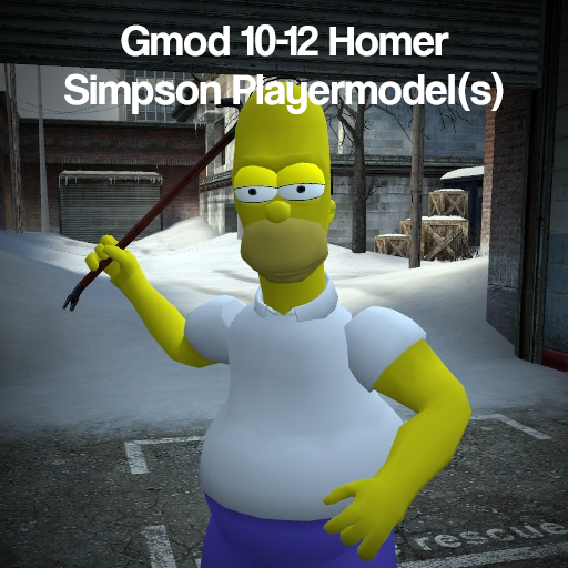 Gmod 10-12 Homer Simpson Playermodel