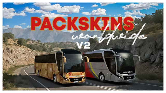 PackSkins Worldwid v2 for [MAN Lion’s Coach] [Skin]