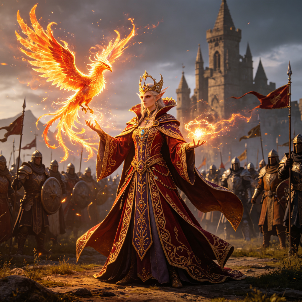 高等精灵凤凰法师 / High Elf Phoenix Mages