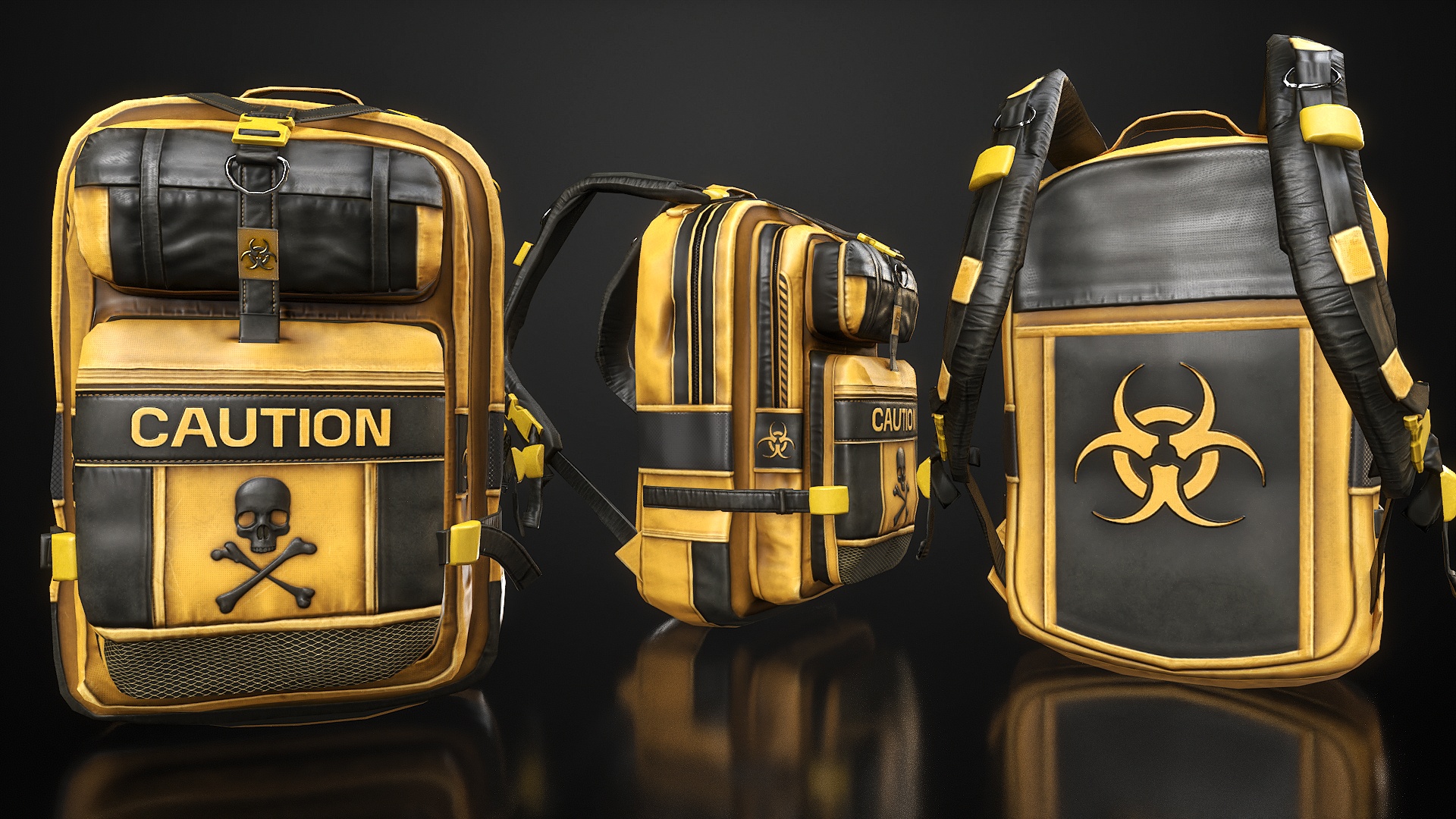 Caution Backpack thumbnail 2