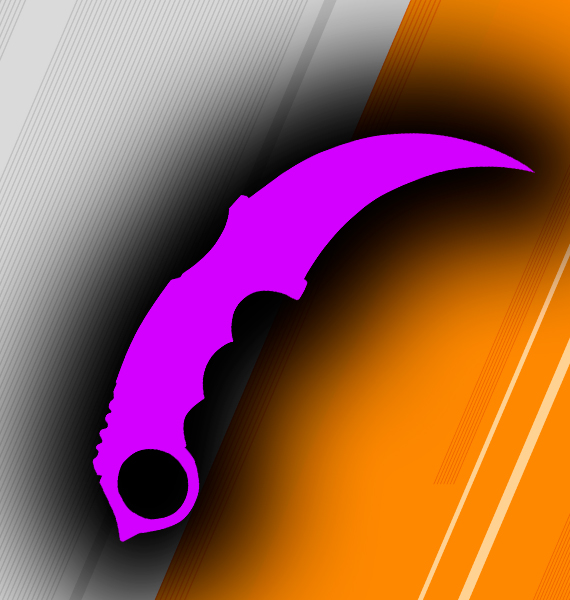 Icon Knife Karambit Purple | CS 2
