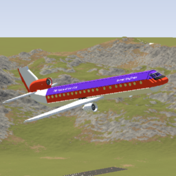 Softbody AIR LINER Lockheed L-1011 Sunset Skylines 20 years of service livery preview
