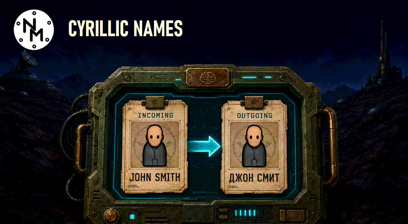 NM - Cyrillic Names