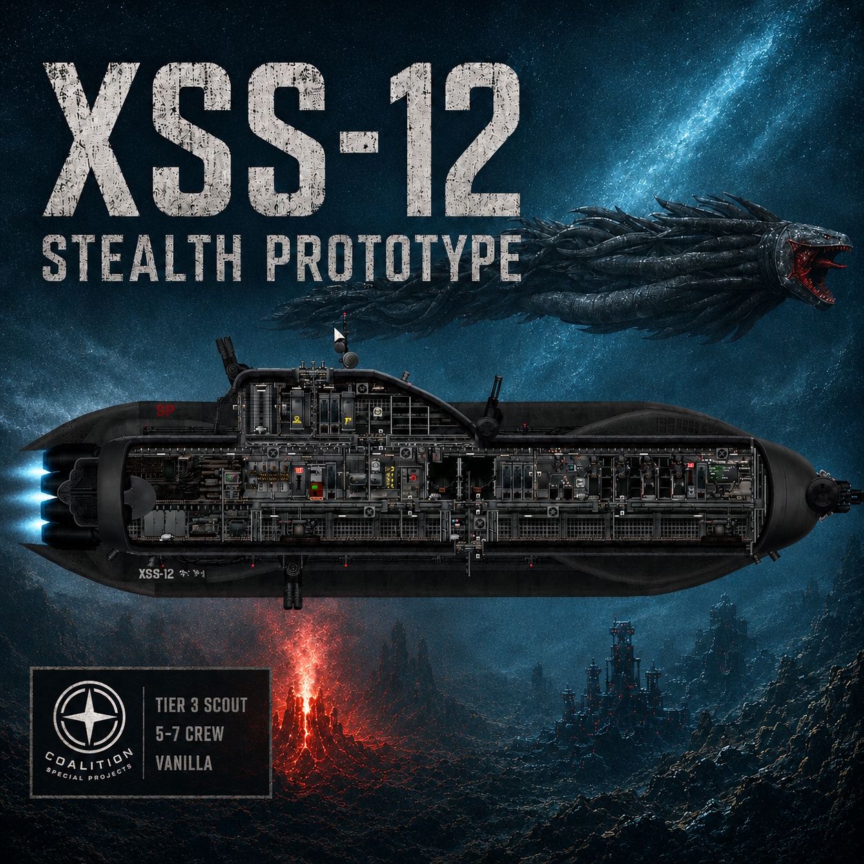 XSS-12 Stealth Prototype – Barotrauma Mod