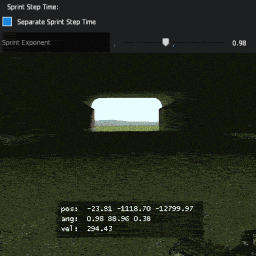 Better Movement V2 with sprint step time