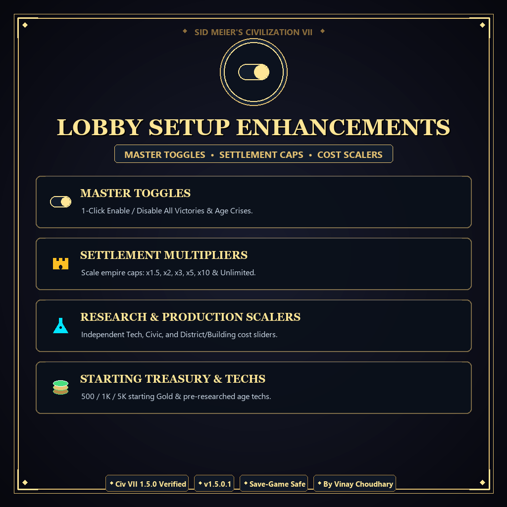 Lobby Setup Enhancements