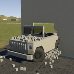 Voxel Destruction Wall (thin)