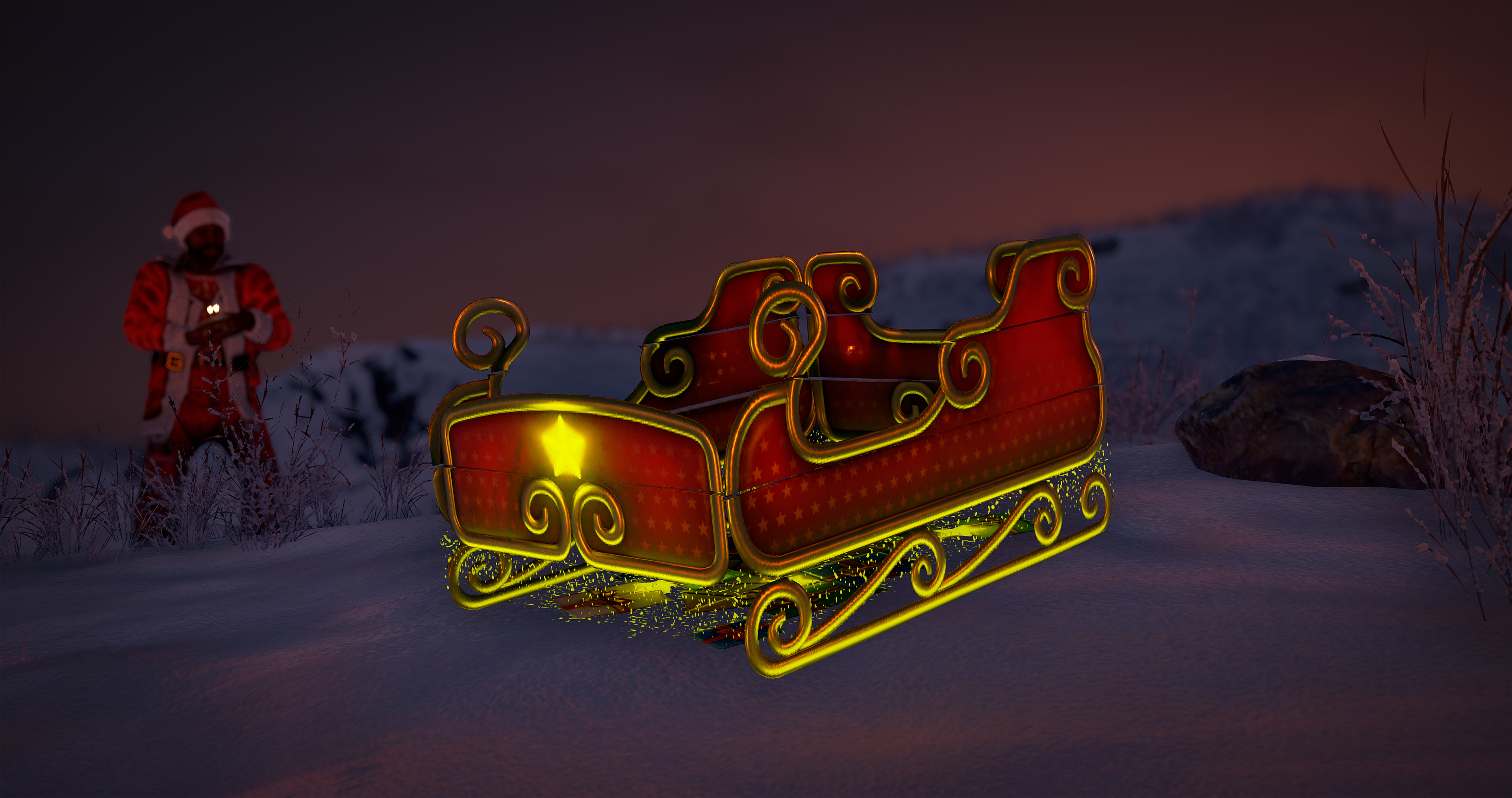 Starry Santa Sleigh thumbnail 2