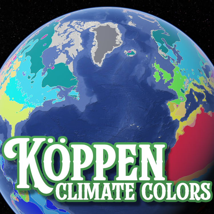 Köppen Climate Colours preview