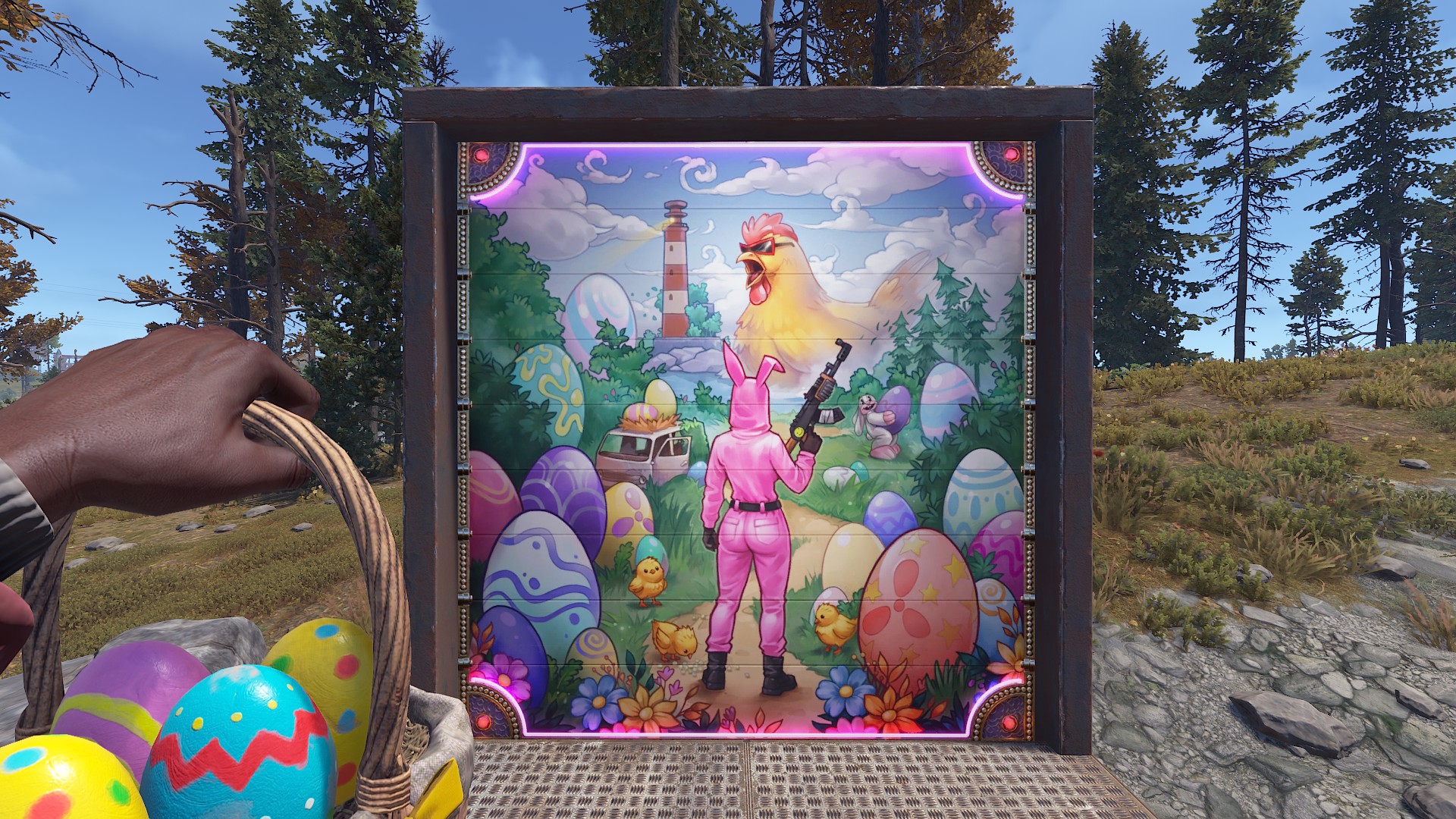 Easter Madness Garage Door thumbnail 2